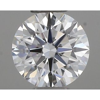 0.31 Carat Round F VVS1 EX IGI Natural Diamond