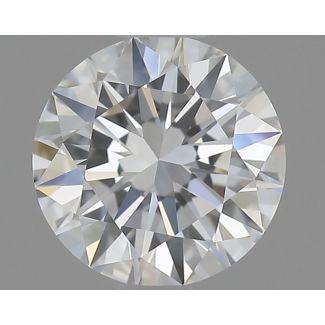 0.5 Carat Round D VVS2 EX GD GIA Natural Diamond