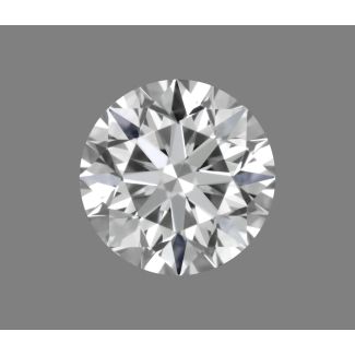 0.3 Carat Round F VVS2 EX VG GIA Natural Diamond