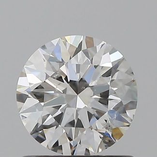 0.8 Carat Round F SI2 EX GIA Natural Diamond