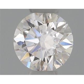 0.24 Carat Round H VS2 EX GIA Natural Diamond