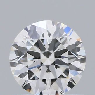 0.53 Carat Round D SI1 EX VG GIA Natural Diamond