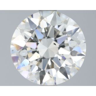 2.01 Carat Round I SI1 EX GIA Natural Diamond