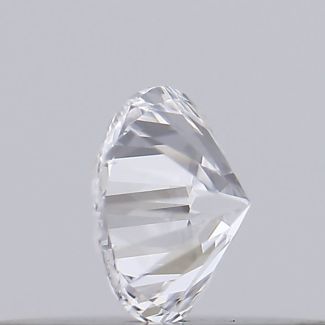 0.18 Carat Round D VVS2 EX GIA Natural Diamond