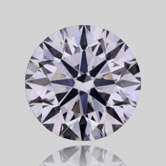 0.61 Carat Round D VS2 EX GIA Natural Diamond