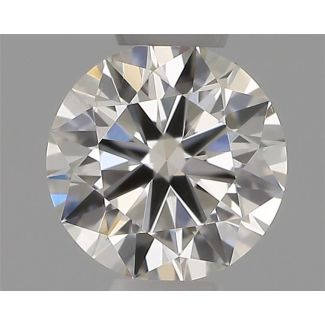 0.30 Carat Round G SI1 EX IGI Natural Diamond