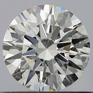 0.6 Carat Round D VVS2 EX GIA Natural Diamond