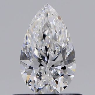 0.51 Carat Pear E VVS1 - VG GIA Natural Diamond