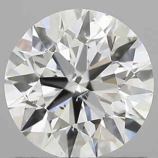 1.00 Carat Round G SI1 EX VG GIA Natural Diamond