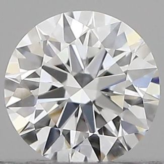 0.22 Carat Round D VS2 EX GIA Natural Diamond