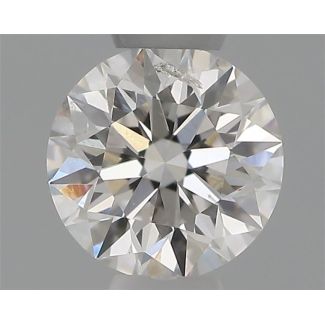 0.30 Carat Round F SI2 VG EX GIA Natural Diamond