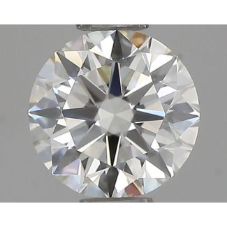 0.6 Carat Round H VS1 EX IGI Natural Diamond