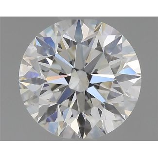 0.63 Carat Round G VS1 EX GIA Natural Diamond