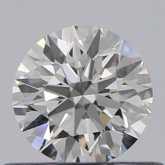 0.45 Carat Round H VS2 VG EX GIA Natural Diamond