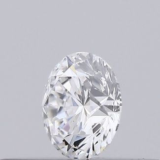 0.18 Carat Round D VS2 EX GIA Natural Diamond