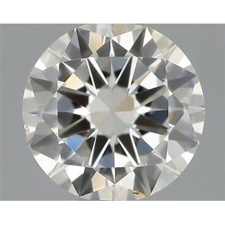 0.50 Carat Round H SI1 VG EX IGI Natural Diamond