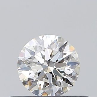 0.33 Carat Round F VVS1 EX GIA Natural Diamond