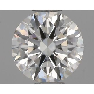 0.54 Carat Round H VVS1 EX GIA Natural Diamond