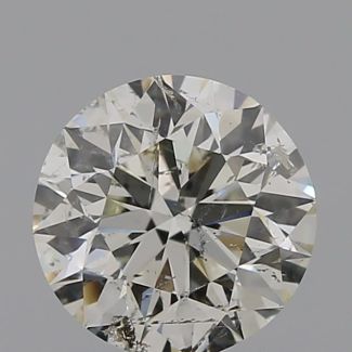 0.55 Carat Round J SI2 VG EX IGI Natural Diamond