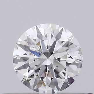 0.27 Carat Round E SI2 EX VG GIA Natural Diamond