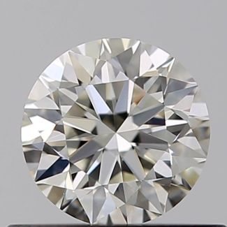 0.40 Carat Round J VVS1 VG EX GIA Natural Diamond