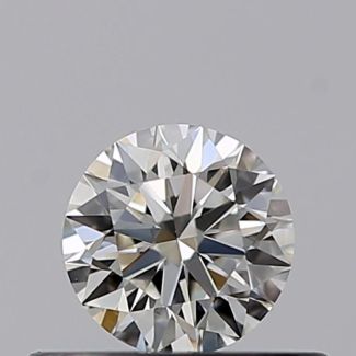 0.30 Carat Round H VS1 EX VG GIA Natural Diamond