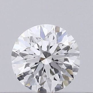 0.20 Carat Round D VS1 EX GIA Natural Diamond