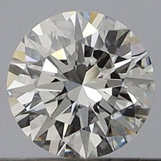 0.33 Carat Round D VS1 EX GIA Natural Diamond