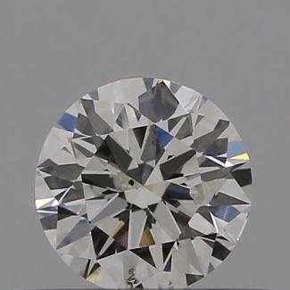 0.41 Carat Round D VVS1 EX GIA Natural Diamond