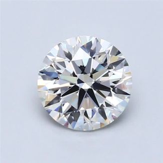 1.3 Carat Round H VVS2 EX GIA Natural Diamond