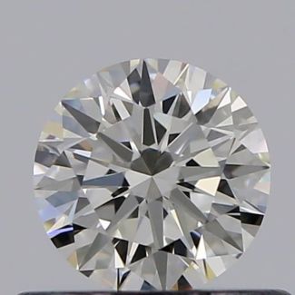 0.41 Carat Round J IF EX VG GIA Natural Diamond