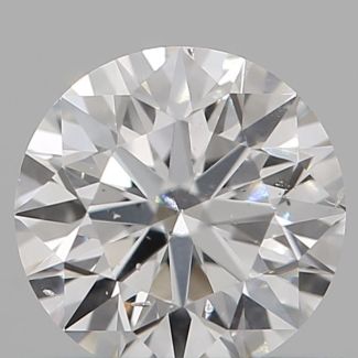 0.4 Carat Round D SI2 EX GIA Natural Diamond