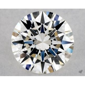 0.46 Carat Round H SI2 EX GIA Natural Diamond