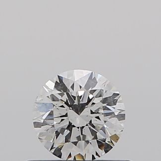 0.40 Carat Round F SI1 EX GIA Natural Diamond