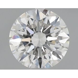 0.7 Carat Round F VS2 EX GIA Natural Diamond