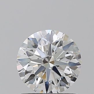 0.91 Carat Round F IF EX GIA Natural Diamond