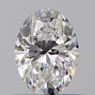 0.53 Carat Oval E VVS2 - VG GIA Natural Diamond