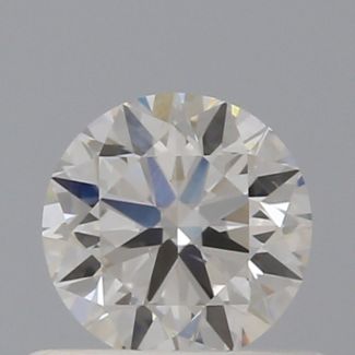 0.50 Carat Round I VS2 VG EX GIA Natural Diamond