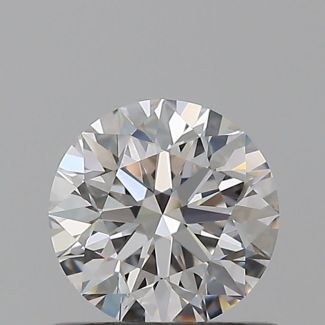 0.58 Carat Round G IF EX GIA Natural Diamond