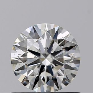 0.60 Carat Round I VS1 EX GIA Natural Diamond