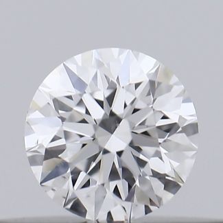 0.20 Carat Round D VS2 EX VG GIA Natural Diamond