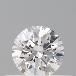 0.31 Carat Round D VVS2 EX GIA Natural Diamond