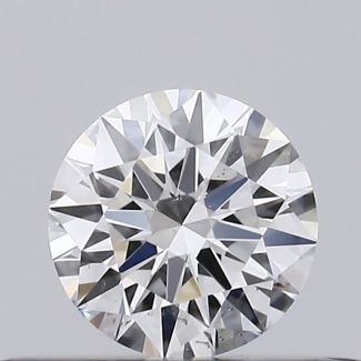 0.25 Carat Round E SI1 EX GIA Natural Diamond