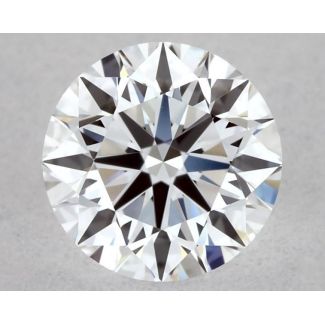 0.38 Carat Round D VVS2 EX VG GIA Natural Diamond