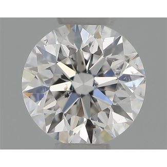 0.31 Carat Round E SI2 EX GIA Natural Diamond