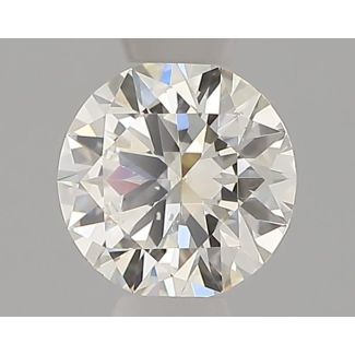 0.30 Carat Round H VS1 EX IGI Natural Diamond