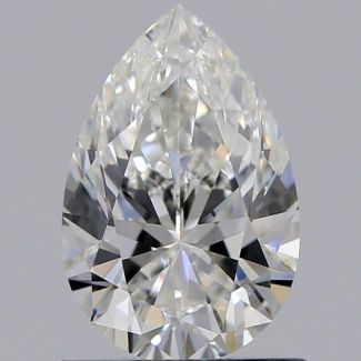 0.80 Carat Pear H VVS1 - EX GIA Natural Diamond