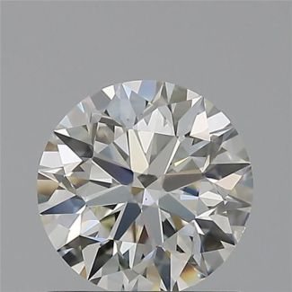 0.80 Carat Round H VVS2 EX IGI Natural Diamond