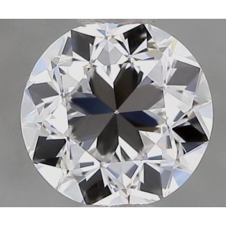 1.00 Carat Round D VVS1 GD EX GIA Natural Diamond