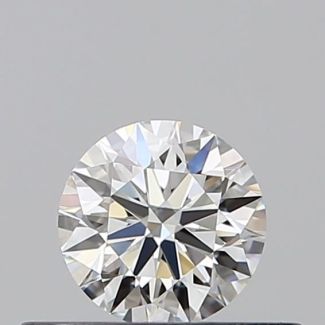 0.31 Carat Round H IF EX GIA Natural Diamond